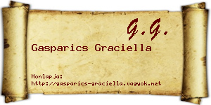 Gasparics Graciella névjegykártya